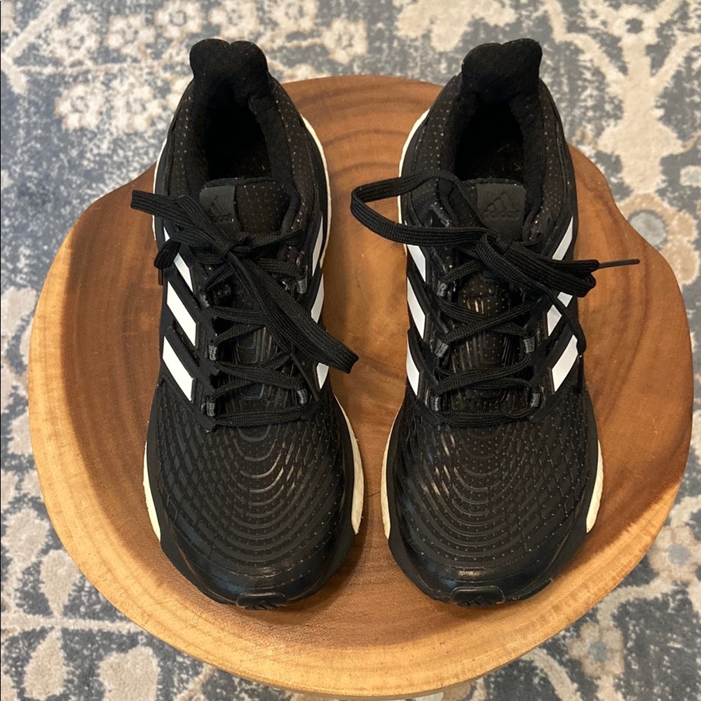 Adidas Boost Women’s Black and White Running Shoes